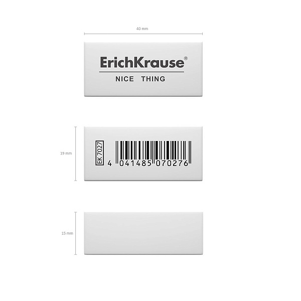 Ластик ErichKrause Nice Thing (в коробке )