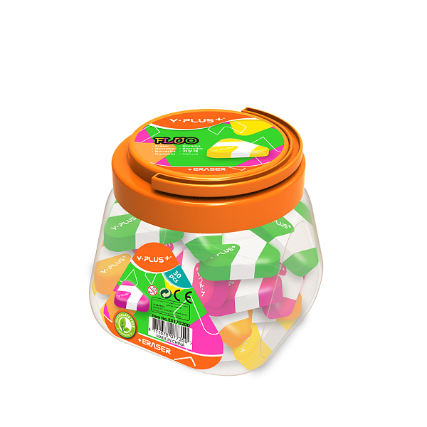 ЛАСТИК Y-Plus FLUO.  АССОРТИ. ДИСПЛЕЙ