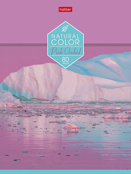 Тетрадь 80 л. лин. "Colour" на скобе 