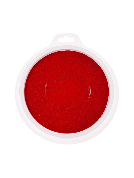 Краска пальчиковая, на водной основе, с губкой, Красный