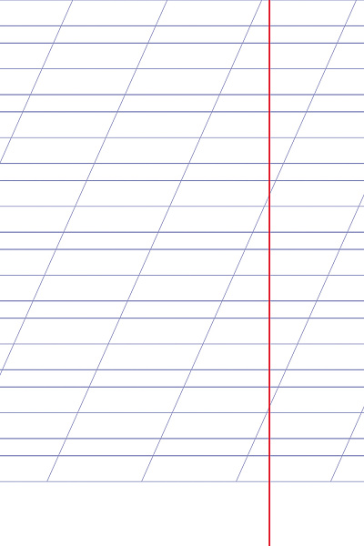 Тетрадь 12 л. кос. лин. с доп.горизонтальной "Автопанорама" 65г/кв.м 5 диз.в блоке скругл.углы