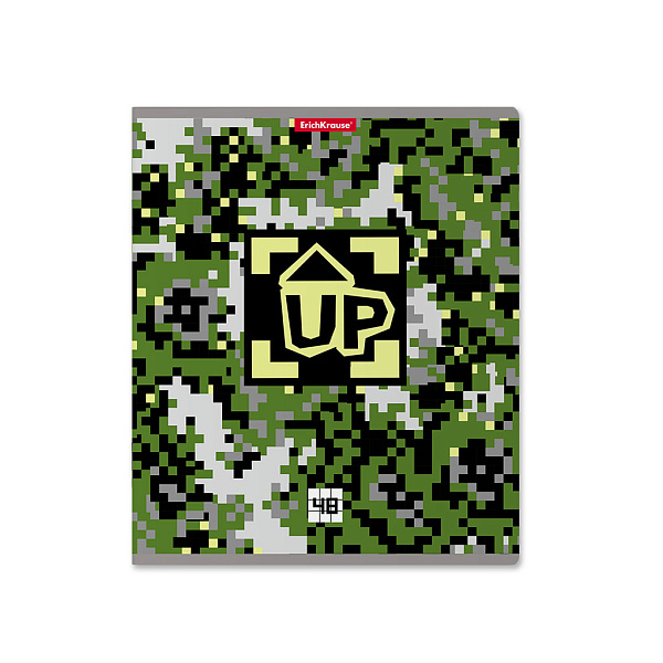 Тетрадь 48 л. кл. ErichKrause "Pixel Game" выборочный УФ-лак_MIX-PACK