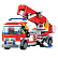 Конструктор Bondibon, Пожарная Служба, Пожарная машина, 244 дет., BOX