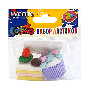 Набор ластиков "deVENTE. Cakes" 2 шт, синтетический каучук, в пластиковой упаковке