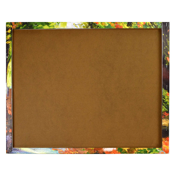 Алмазная мозаика 40*50 см "ЛЕСНАЯ ПРОХЛАДА" (24 цветов страз, холст на подрамнике с напечатенной картиной, покрытый клеевым слоем и защитной пленкой, пакет