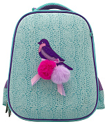 Рюкзак Hatber ERGONOMIC Classic -Мятное настроение- 37X29X17 СМ EVA материал светоотраж. 2 отделения 2 кармана в комплекте бейдж на рулетке