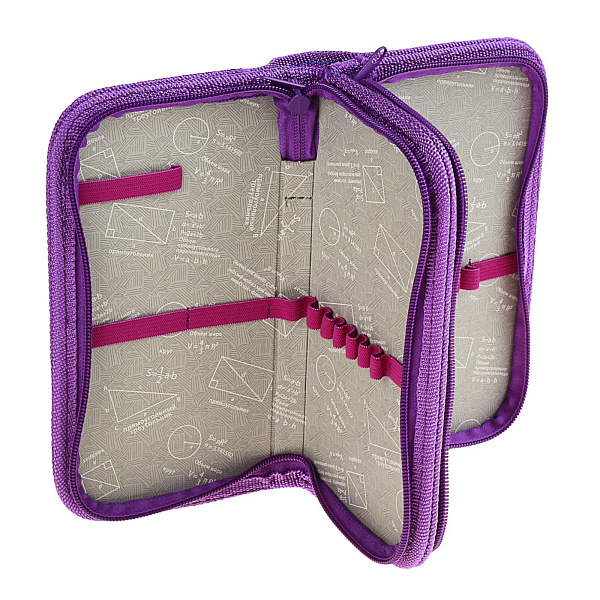 Пенал 2секц. д/дев. 190*105 "Принцесса из сказки" печать на ткани