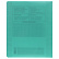 Тетрадь 18 листов в клетку, пластиковая обложка "Зеленая" 60-65г/кв.м  на скобе
