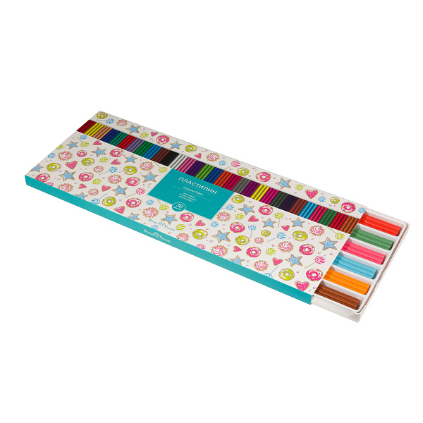 ПЛАСТИЛИН ВОСКОВОЙ "Happycolor", 30 ЦВ., 620 Г. В КОРОБКЕ-ПЕНАЛЕ С РАЗДЕЛИТЕЛЕМ (10013160/090419/0097358,ТАИЛАНД)
