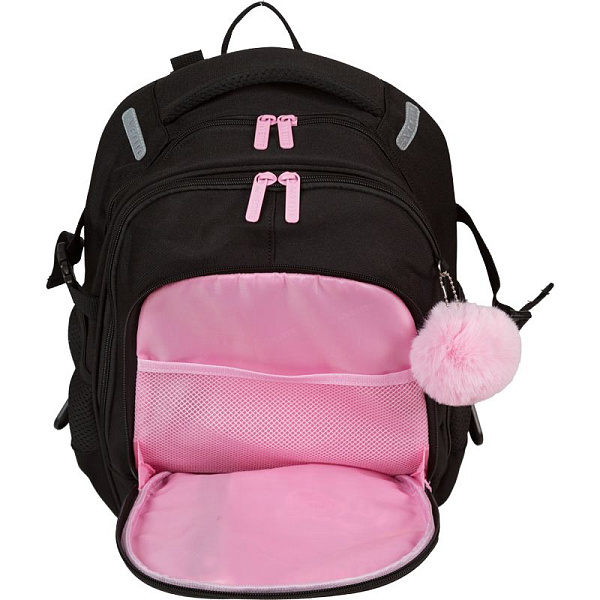 Рюкзак "deVENTE. Ergo. Anime Style" школьный 39x28x20 см (18 л) 600 г, 2 отделения на молнии, одно с уплотненным отделением для ноутбука до 15 дюймов и книг и карманом для учебников, второе с органайзером и карабином для ключей, передний карман на мо