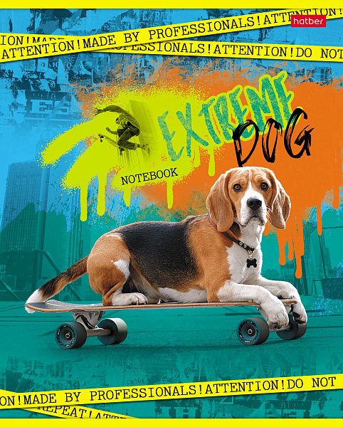 Тетрадь 40 л. кл. "Собачий драйв" 65г/кв.м