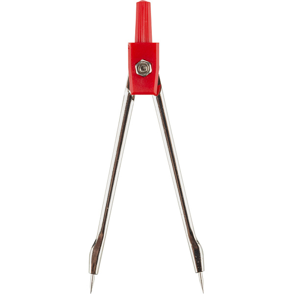 Готовальня 10 пр. M&G (карандаш, два треугольника, два циркуля, линейку, транспортир, точилку и ластик) в метал коробке