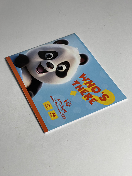 Альбом для рисования А4, 16 листов, на скрепке, обложка мелованная бумага 120г/м, блок офсет 100г/м