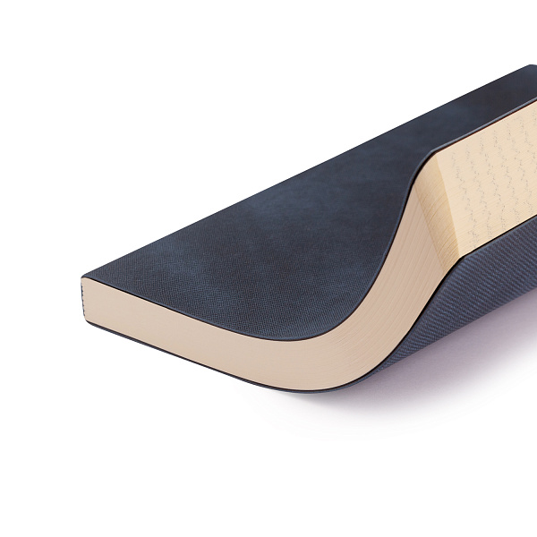 Ежедневник недат А5 "MEGAPOLIS JEANS" (ТЕМНО - СИНИЙ)