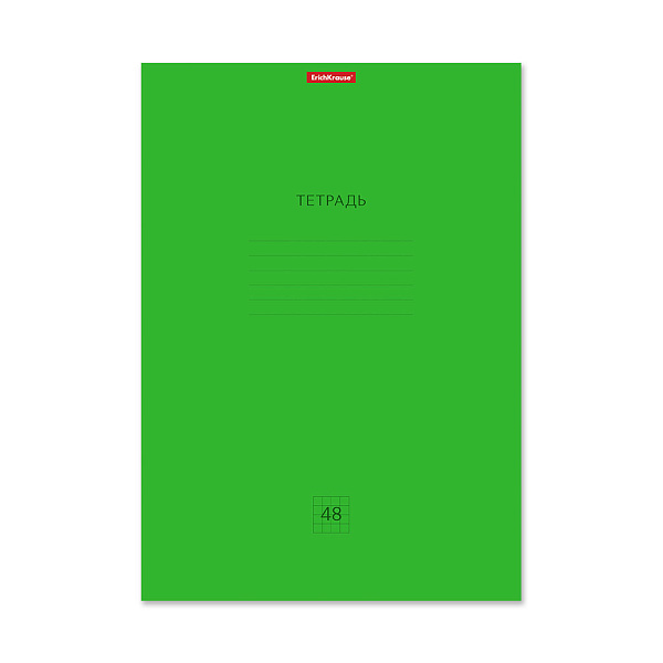 Тетрадь А4 48 л. кл. ErichKrause® Классика Neon зеленая