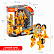 Трансформер 2в1 BONDIBOT робот-строит. техника ( трактор с ковшом), метал. детали, Bondibon BOX 21,5x24,5x9,5 см, арт.SY6078B-2.