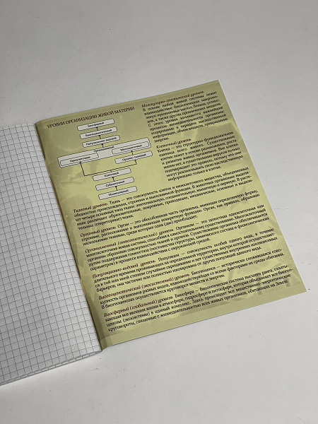 Тетрадь предметная 48 листов  "Фразочки"  Биология, со справочным материалом, обложка мелованный картон, блок офсет