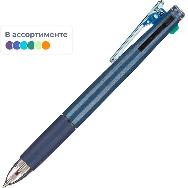 Ручка 4 цв. шариковая автомат. 0,5 мм M&G асс, манж ABPJ7371040796C