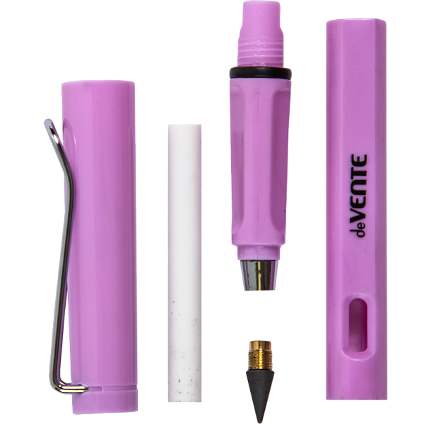 Карандаш подарочный "deVENTE. Perpetum. Pastel" с наконечником из специального металлического сплава, с ластиком внутри корпуса, цвета корпуса ассорти 3 цвета