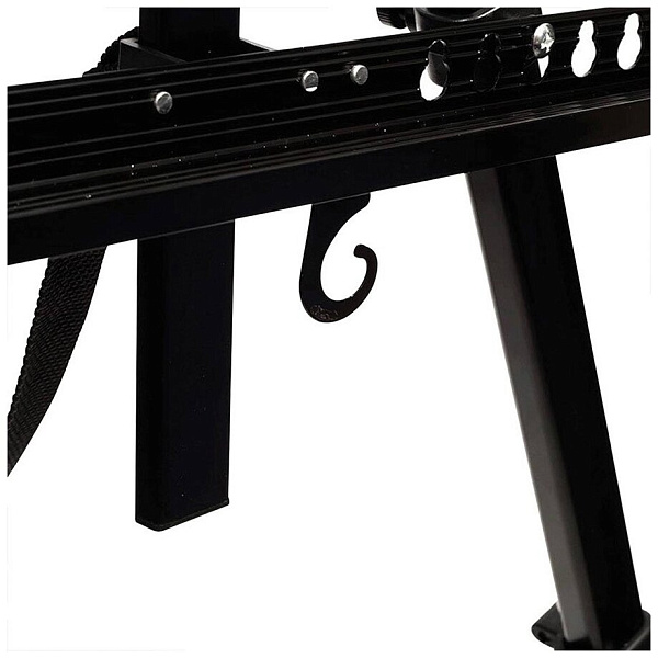 Мольберт металлический (алюмин), тренога с нижней штангой, высота 165см, высота холста 80см