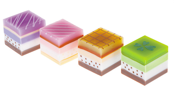 Ластик Hatber Cake PVC в картонной Дисплей-витрине