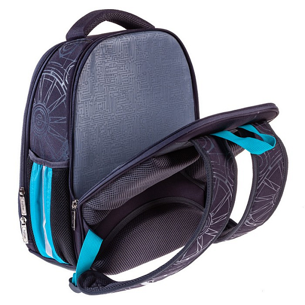 Рюкзак Hatber ERGONOMIC plus -СКУТЕР- 38Х29Х16 СМ EVA материал светоотраж. 2 отделения 2 кармана в комплекте с термосумкой