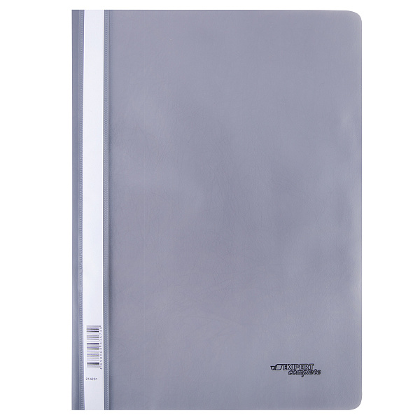Скоросшиватель A4 "Expert Complete" Premier 140/180 мкм волокно серый NEW