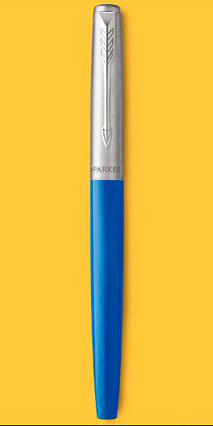 Ручка перьевая Parker Jotter Original Blue M ст.нерж. блистер 