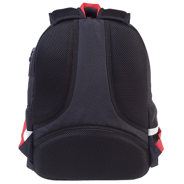 NRk_76081 Рюкзак Hatber EASY-Городские гонки- 41Х29Х16 СМ полиэстер нагрудная стяжка светоотраж. 3 отделения 3 кармана