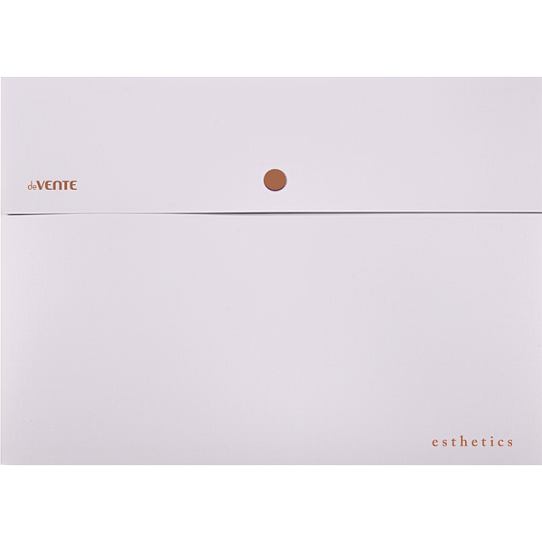 Папка-конверт на кн. А4 "deVENTE. Esthetics" 350 мкм, фактура "soft-touch" непрозрачная лавандово-пепельная, A4 (320x235 мм) индивидуальная упаковка