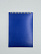 Блокнот А5 (136 х 198 мм) 80л.кл.на гребне Синяя,обл.дизайнерский картон,блок офсет