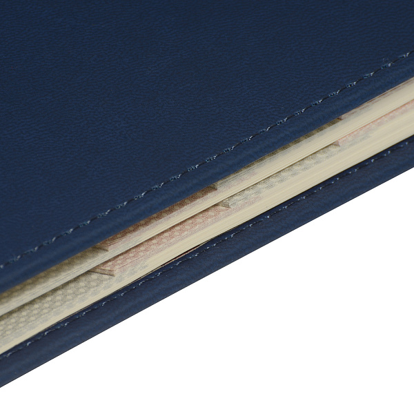 Ежедневник недат А5 с индексами "VELVET INDEX" (ТЕМНО-СИНИЙ)