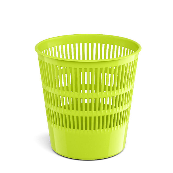 Корзина для бумаг 12 л. сетчатая ErichKrause® Neon Solid, желтая