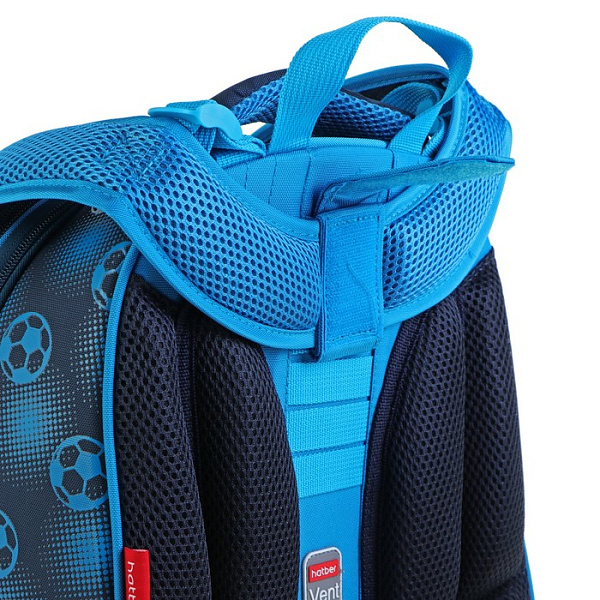 Рюкзак Hatber ERGONOMIC-Футбол- 37X29X17 СМ EVA материал светоотраж. 2 отделения 2 кармана