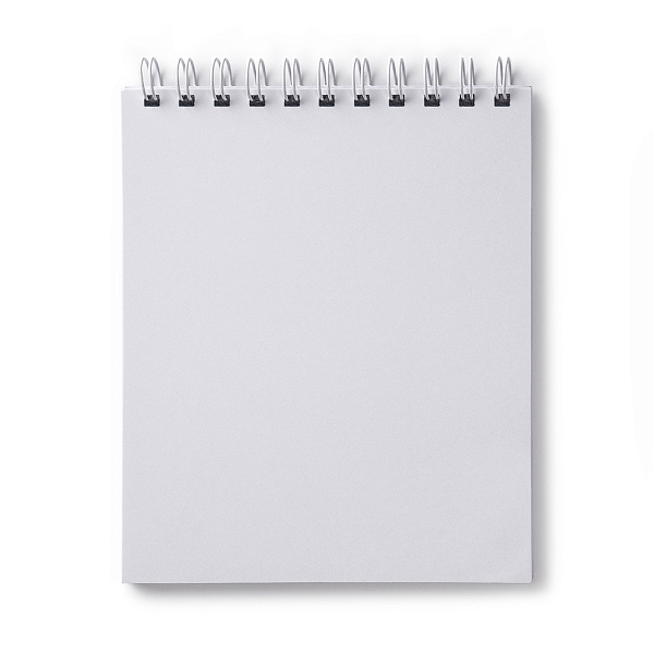 Скетчбук "Светоч" блок белый, запечат.пластик.обл. 500мкм., жест.подложка, 100  г/м2 175*200 мм на гребне 80 л. . Живые моменты 01383