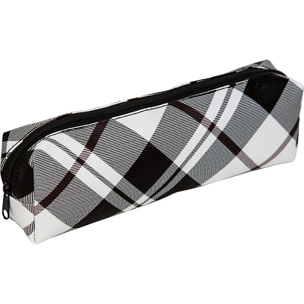 Пенал "Attomex. Classic style" 20x7x3,5 см, прямоугольный для 50 предметов, на молнии, искусственная кожа с рисунком, ассорти 3 дизайна