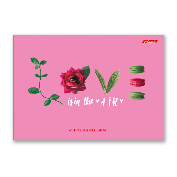 Альбом д/рис. 48 л. "Время любви" 100 г/м2 A4 29 х 20.5 см на скобе 000264  "Светоч" 