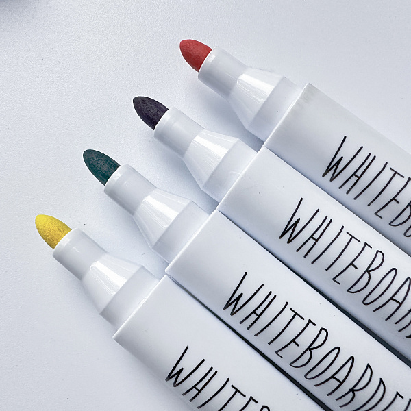 Набор маркеров д/досок 4 шт. "PROFYBOARD", ЖЕЛТЫЙ/ГОЛУБОЙ/ОРАНЖЕВЫЙ/ФИОЛЕТОВЫЙ 