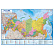 Карта России Политико-административная, 1:7,5М 116х80 см., интерактивная
