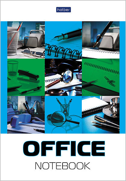 Блокнот А5 40 л. кл. "OFFICE" отрывная склейка ламинация