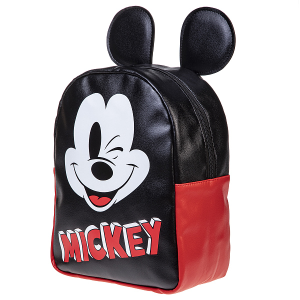 Рюкзак Hatber Teen -Микки Маус- 21,5х27х11,5см Экокожа 1 отделение ( DISNEY)