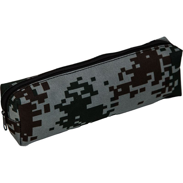 Пенал "Attomex. Camouflage" 20x7x3,5 см, прямоугольный для 50 предметов, на молнии, текстильный с рисунком, ассорти 3 дизайна