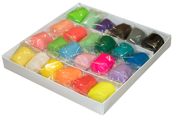 Тесто для лепки 24 цвета Луч