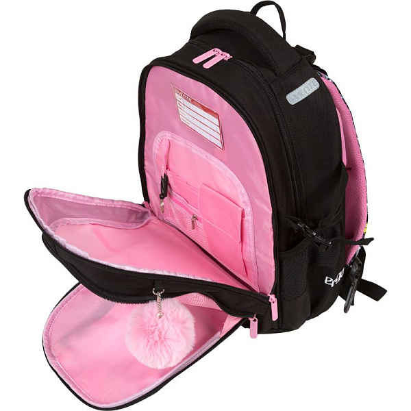 Рюкзак "deVENTE. Ergo. Anime Style" школьный 39x28x20 см (18 л) 600 г, 2 отделения на молнии, одно с уплотненным отделением для ноутбука до 15 дюймов и книг и карманом для учебников, второе с органайзером и карабином для ключей, передний карман на мо