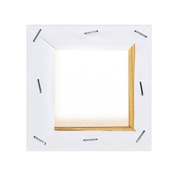 Холст на подрамнике INDEX, 1,0*10*10 см, 100% хлопок, акрил грунт, 280 г/м2, мелкое зерно