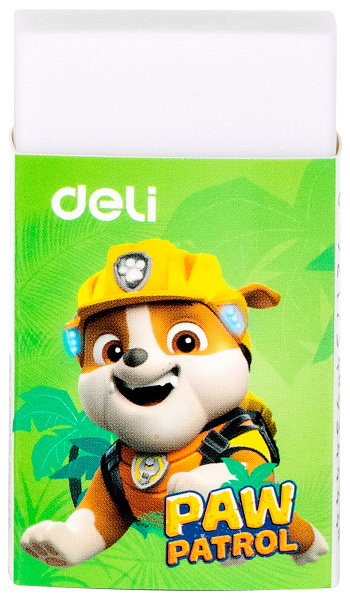 Ластик Deli Paw Patrol 45х25х12мм ПВХ ассорти картонный дисплей (1шт)