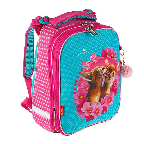 Рюкзак"HD" ERGONOMIC-Милашки- 37X29X17 СМ EVA материал светоотраж. 2 отделения на молнии (NICI)