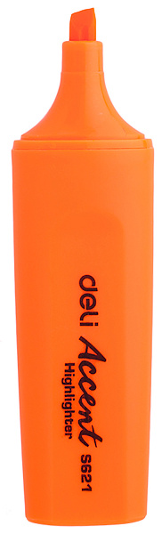 Маркер-текстовыделитель 1-5 мм Deli Macaron скошенный пиш. наконечник оранжевый