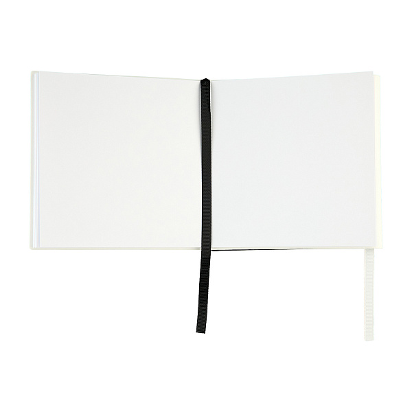 Скетчбук Sketchmarker Black&White, два в одном, мягкая обложка черная/белая, 12x12 см, 140г/м2, 60 л, бумага белая / 140г/м2, 60 листов, бумага черная