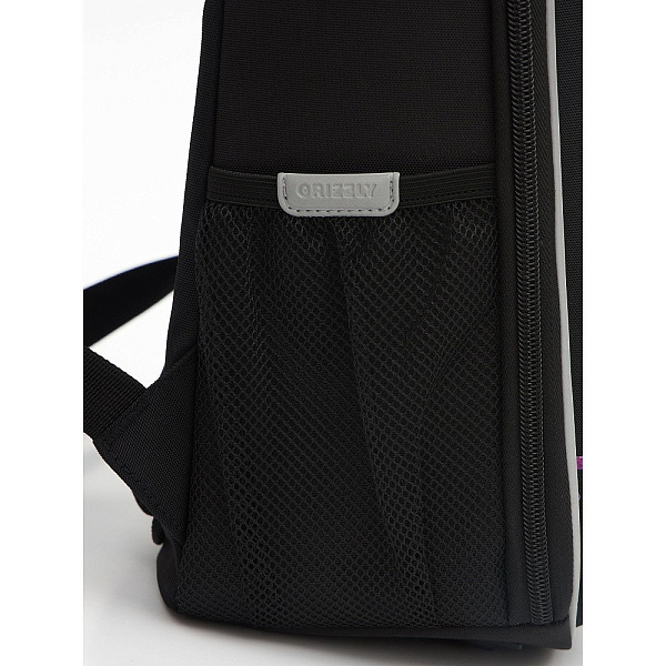 Рюкзак школьный (/1 черный - лаванда)